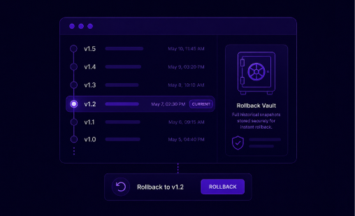 Instant Rollback Vault Preview